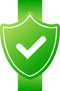 Web security icon shield. web banner.